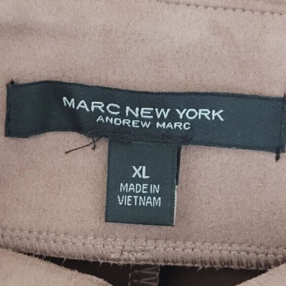 Marc New York Womens XL Faux Suede‎ Legging Pants Light Pink  JCT - Picture 4 of 6